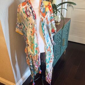 Colorful Patterned Women's Scarf NWOT